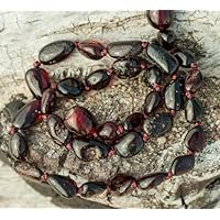 Olive Shape Baltic Amber Teething Necklace