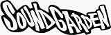 Soundgarden - Black & White Logo - Large Jumbo Vinyl Sticker / Decal