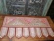 Amaranth Purple Beads Sari Toran Wall Tapestry Topper Valance Free Shipp