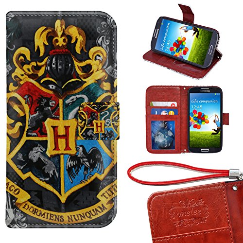 Samsung Galaxy S5 Mini Wallet Case, Onelee - Harry Potter Premium PU Leather Case Wallet Flip Stand Case Cover for Samsung Galaxy S5 Mini with Card Slots
