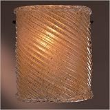 Minka Lavery Lights 338 Wall Sconce - Chrome Italian Glass Wall Contemporary Indoor Lighting