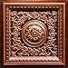Drop Ceiling Tile Glue & Grid 0vc-2 Faux Antique Copper Plastic, Cheap, 24"x 24" PVC 3 Dimension,depth 1" Glue On,tape on Over Wainscoat, Sheet Rock.pvc.class "A" Fire Rated.