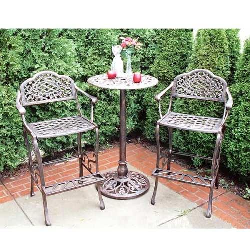 Mississippi 3-pc. Patio Bar Set