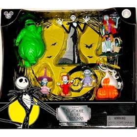 Disney Tim Burton's Nightmare Before Christmas Figurine Figure Set by 