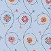 P Kaufmann Smartie Cornflower Scroll Floral Fabric