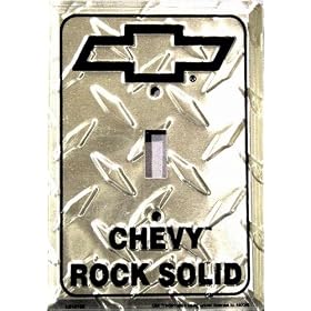Chevy Rock Solid Diamond Light Switch Covers (single) Plates LS10159 by Smart Blonde