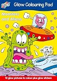 Galt Glow Colouring Book - Monsters & Aliens