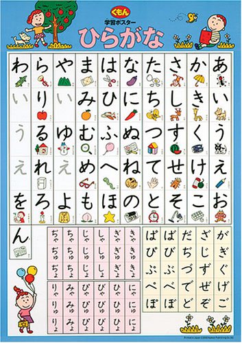 学習ポスター ひらがな