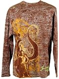 Azzure - AZZURE King Neptune Knit Mens Cappuccino L/S Shirt