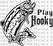 Play Hooky Fishing Decal Sticker fishing fisherman fish decal