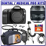 Canon EOS 50D 15.1 MP Digital SLR Canon EF-S 60mm f/2.8 Macro USM Lens Canon MR-14EX Macro Ring Lite 8GB CF Dental/Medical Package