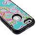 iPhone 6 Plus Case, iPhone 6 Plus 5.5 Inch Case,AnnBay for iPhone 6 Plus Three Layers Colour Hawaiian 3in1 Hybrid High Impact ShockProof Hybrid Heavy Duty Armor Case Cover (Totem Tribal Flower Black)