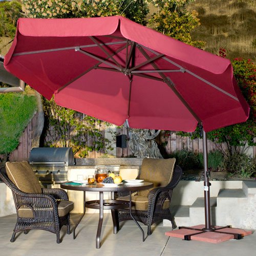 Roma II 10' Offset Patio Umbrella