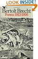 Bertolt Brecht: Poems 1913-1956