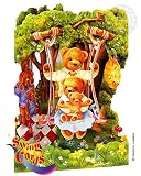 Santoro Interactive 3-D Swing Greeting Card, Teddy Bears Picnic (SSC48)