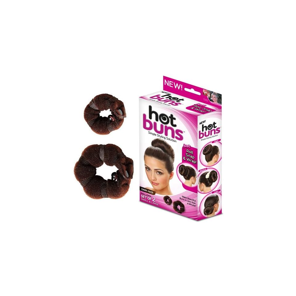 Jml Hot Buns 2 Piece Magic Hair Styling Styler Twist Ring Former