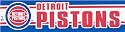 Detroit Pistons 11" x 3" Bumper Sticker