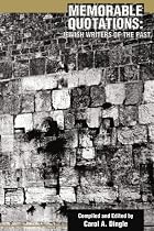 Memorable Quotations: Jewish Writers of the Past