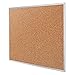 Quartet Cork Board, Bulletin Board, 4' x 3' Corkboard, Aluminum Frame (2304)