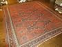 Handmade Antique Turkish Soumak Rug 9'x10'