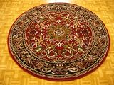 Tabriz Persian Rug, 4' 11 x 4' 11 Round