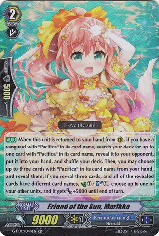 Cardfight!! Vanguard TCG - Friend of the Sun, Marikka (G-FC02/044EN) - Fighter's Collection 2015 Winter