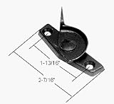 CRL Window Sash Lock; 1-13/16 Screw Holes for Croft Windows
