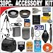 30 PC ULTIMATE SUPER SAVINGS DELUXE DB ROTH ACCESSORY KIT, INCLUDES LENSES, FILTERS, ACCESSORIES AND MUCH MORE! FOR THE NIKON COOLPIX P80 DIGITAL CAMERA