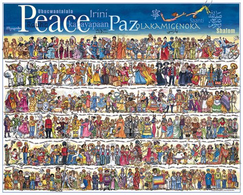616ZW45LmDL Peace 1000 Piece Jigsaw Puzzle White Mountain