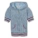 Girls' Mossimo� Short-Sleeved Hooded Sweatshirt - Blue Floral
