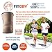 Athletic Knee Sleeve Support - Best Compression joint brace For Man and Woman -Backed with Free Size exchange! Protection while Exercise, Weightlifting, & Powerlifting CrossFit workout