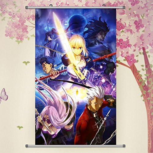 A Wide Variety of Fate Stay Night Anime Characters Wall Scroll Hanging Decor (Group Photo 5)