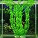 Medius Plastic Artificial Green Plant Grass For Fish Tank Aquarium Decor 1pc
