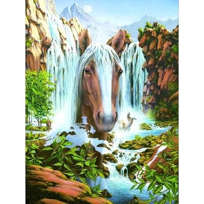 Horse Surround 500pc Jigsaw Puzzle by Steve Kirchner