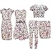 A2Z 4 Kids Girls Love Comic Graffiti Print Legging Skater Midi Dress Crop Top Skirt Age 2-13 Years