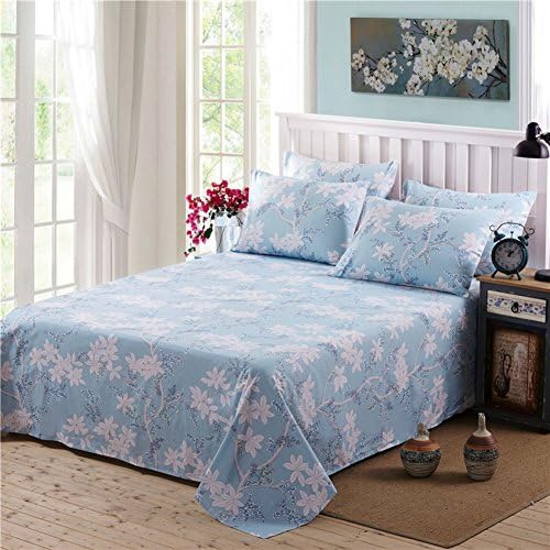 cotton sheets/One-piece cotton Plaid twin sheets-I 160x230cm(63x91inch)