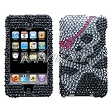 APPLE: iPod Touch (2nd Gen), iPod Touch (3rd Gen) Skull Diamante Protector Cover