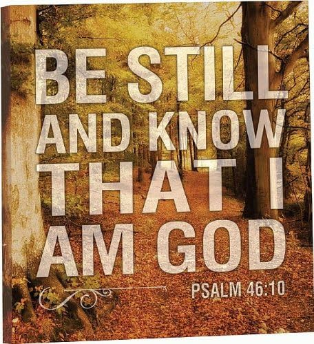 Be Still, And Know That I Am God Psalm 46:10 Gallery Wrapped Canvas 12 X 12