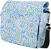 Bumble Bags Jessica Messenger Backpack Blue Paisley