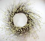 Wreath 20 Buttercup Cream Country Rustic Primitive
