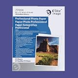 Professional Photo Paper, 10 mil, 8 1/2x11, 25/Pack, White (ELI77004) Category: Computer Printout Paper