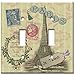 Art Plates - Paris Je T'aime Switch Plate - Double Toggle