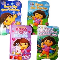 Dora the Explorer Baby Toddler Board Books - Set of Four
