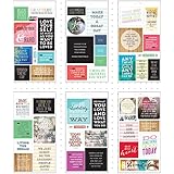 Me & My Big Ideas Pocket Pages Clear Stickers 6 Sheets/Pkg-Love Yourself