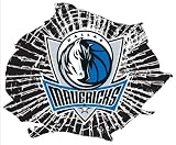 Dallas Mavericks Shattered Mini-Cutz Window Decal