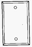 Blank Wall Plates: Hubbell 5943-1 Do it Weatherproof Electrical Cover