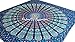 Dpnamron COR's Multi-Colored Mandala Tapestry Indian Wall Hanging, Bedsheet, Coverlet Picnic Beach Sheet Hippie Wall Tapestry or Bedspread in Organic Cotton Tree of Life 95 x 85 Inches