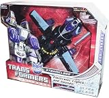 Transformers Universe Series Ultra Class 9 Inch Tall Robot Action Figure - Decepticon STORMCLOUD with Electronic Light and Sounds Plus Interceptor Missile Launcher with 1 Missile (Vehicle Mode: Fighter Jet)