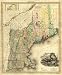 1820 LARGE HISTORIC WALL MAP MAINE NEW HAMPSHIRE