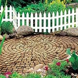 3,2 m Gartenzaun Zierzaun Friesenzaun weiß Höhe 27 cm Zaun Beet Einfriedung